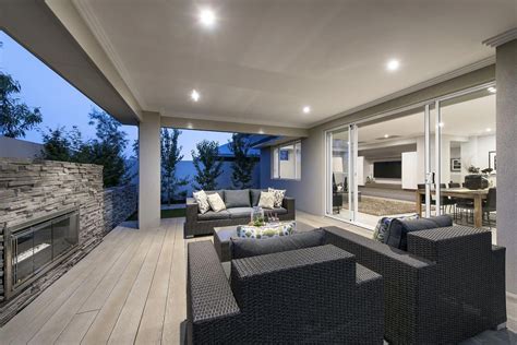 Gorgeous Outdoor Alfresco Areas © Ben Trager Homes On Display In