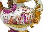 c1820-30 A rare Meissen porcelain grotesque-moulded teapot with ...
