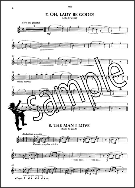 Easy Gershwin For Flute 15 Songs For Flute And Piano Sheet