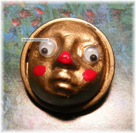 Introducing Googly Oogly W Moving Eyes And Cute Red Nose Acrylic In Brass