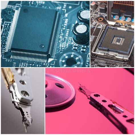 888 Computer Hardware Collage Stock Photos Free And Royalty Free Stock