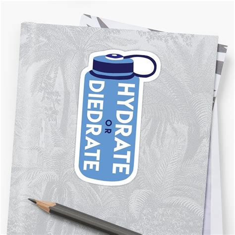 Hydrate Or Diedrate Sticker By Tldesigns Redbubble