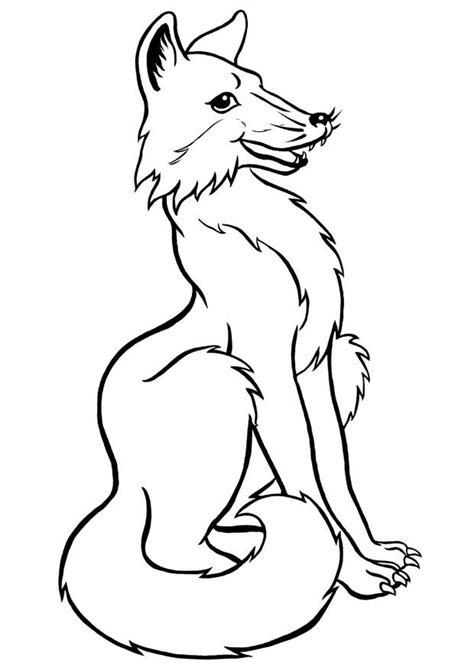 Arctic Fox Coloring Pages - Coloring Home