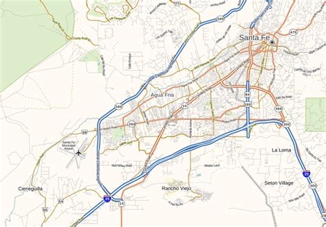 Santa Fe Municipal Airport Map New Mexico