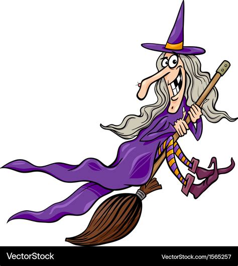 cartoon witches broom cartoon witch and broom witches broom black simple icon vector