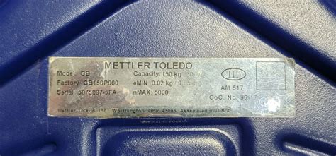 Mettler Toledo Pbd555 15la Ics445 30 Lbs Scale With 300 Lbs