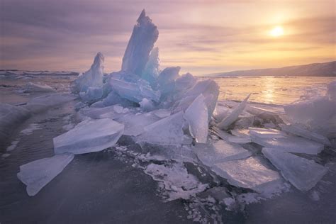 Ice Hummocks Lake Baikal Russia Anshar Images
