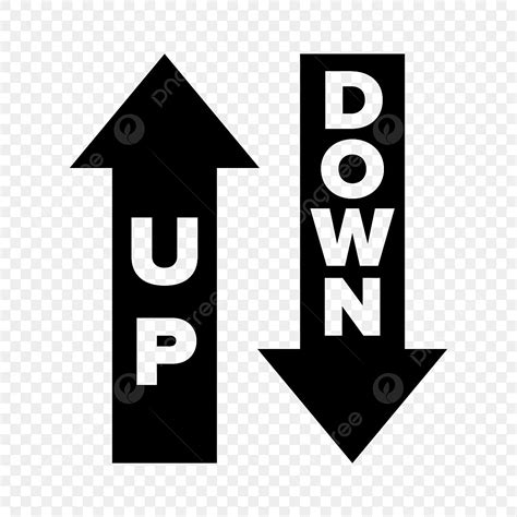 Up Down Arrow Vector Png Images Up And Down Arrow Sign Up Down