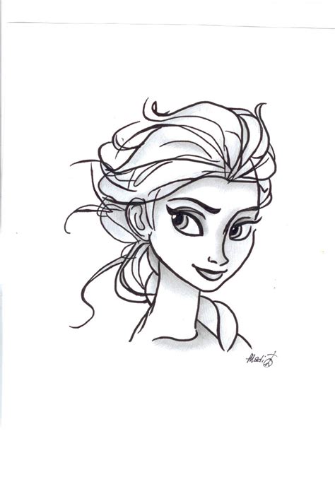 How To Draw Elsa Step By Step For Beginners Easy 30 Phase Vrogue