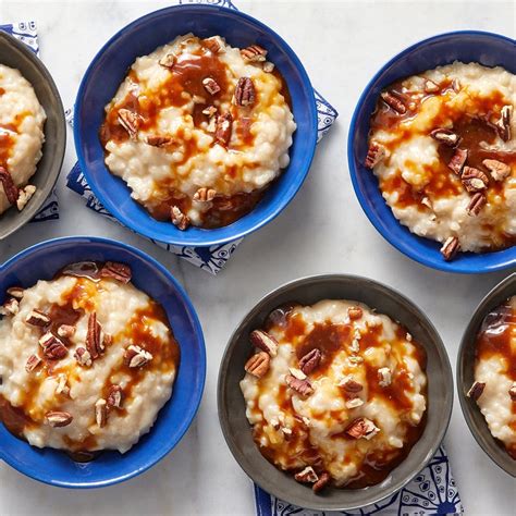 Recipe Salted Caramel Rice Pudding With Toasted Pecans Blue Apron