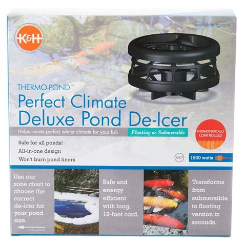 Kandh Pet Products Thermo Pond Perfect Climate Deluxe Pond De Icer Jrj