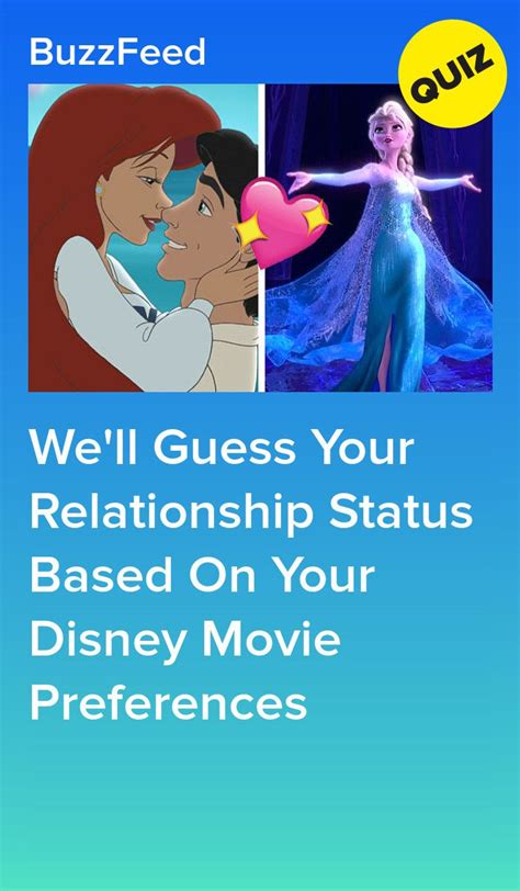Choose A Bunch Of Disney Movies And Well Guess Your Relationship