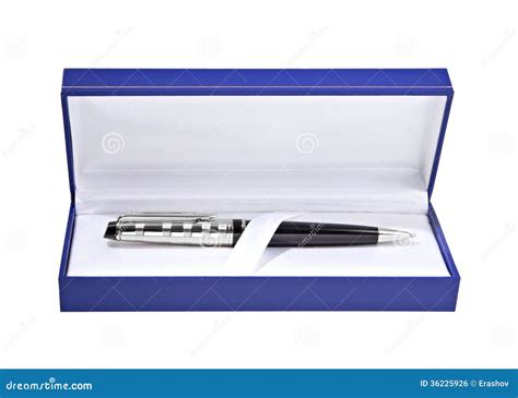 T Pen In A Box Stock Photo Image Of T Accessory 36225926