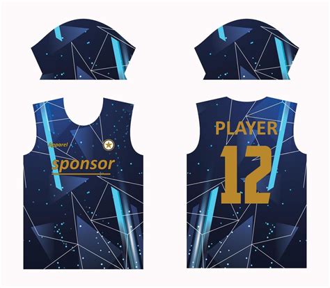 Abstract Pattern Jersey Screen Printing Design For Jersey Sublimation