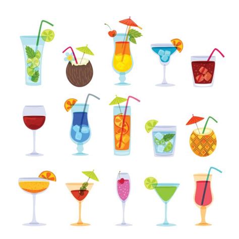 Best Tropical Drink Illustrations Royalty Free Vector Graphics And Clip