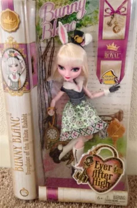 Never After High Bunny Blanc Doll New In Hand Ever After Dolls Ever