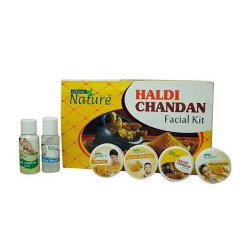 Ultra Nature Herbal Haldi Chandan Facial Kit For Personal Parlour Etc