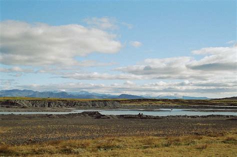 Thjórs River Icelandic Highlands Glacial Valley Volcanic Plains