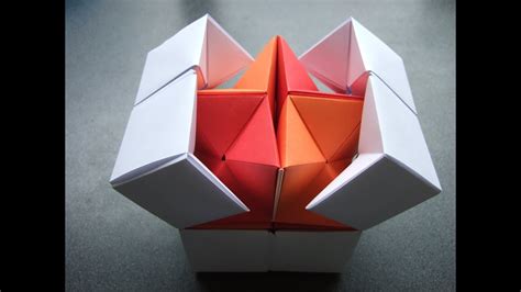 The origami instructions at origami.guide are presented in an easy to follow photo tutorial format. origami - action origami - double star flexicube (David ...