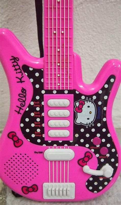 Hello Kitty Electric Guitar Pink