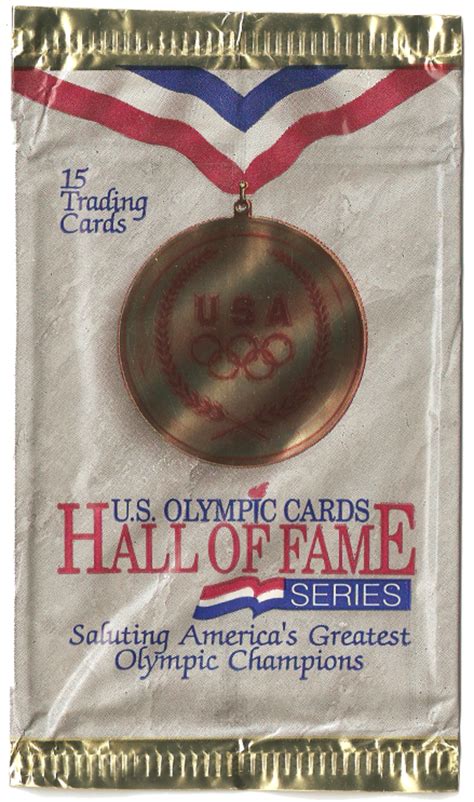 Marks Ephemera 1991 Us Olympic Cards Hall Of Fame Series