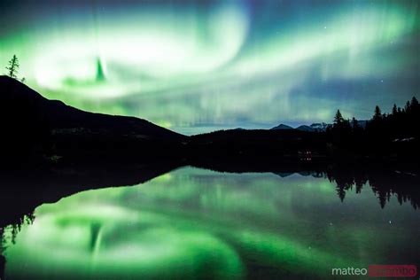 Northern Lights Aurora Borealis Jasper National Park Canada