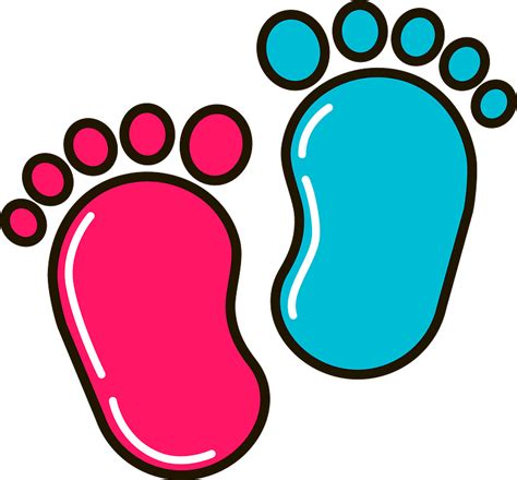 Foot Sticker Baby Feet Png Free Transparent Png Downl