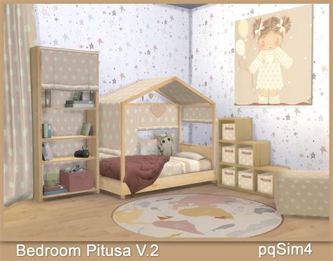 Toddler Bedroom Pitusa V2 The Sims 4 Cc