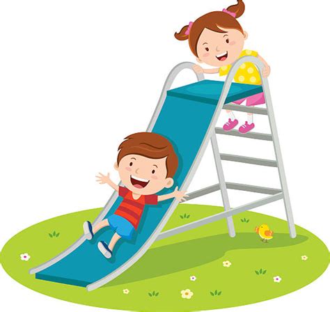 Children Slide Illustrations Royalty Free Vector Graphics And Clip Art