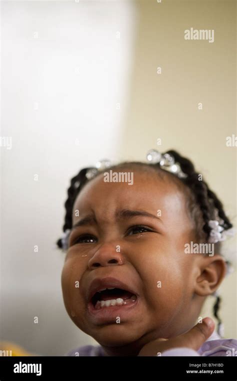 African Girl Crying Stock Photo Alamy