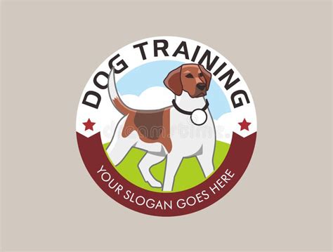 Dog Training Logo Design Easy To Edit Stock Vector Illustration Of