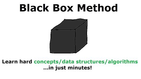 The Black Box Method How To Learn Hard Concepts Quickly Youtube