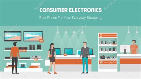 Electronics Store Banner Stock Vector By ©elenabs 104389866