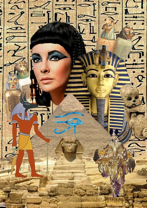 moodboard mood board inspiration ancient egyptian fashion layout