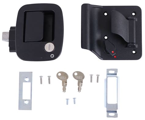 Bauer Products Door Lock For Horse And Utility Trailers Matte Black
