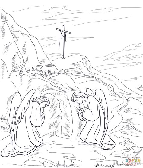 Coloring Pages Of Jesus Resurrection Bellajapapu