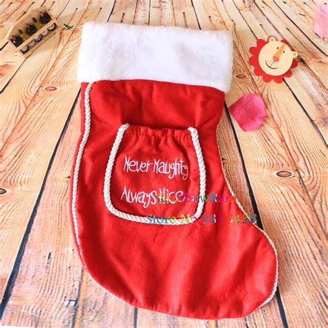 Large Size Santa Sacks Christmas Stockings For Candy Ts Nerver