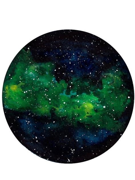 Watercolor Nebula By Oneriver Redbubble