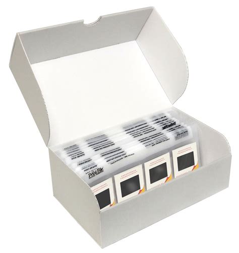 Archival Acid Free Storage Boxes For 35mm Slides In Strips