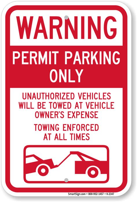 Printable Tow Warning Notice