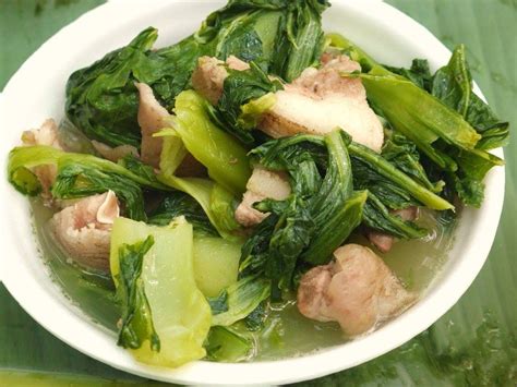 Hmong Zaub Haug Hmong Pork Greens Soup Asain Food Asian Recipes