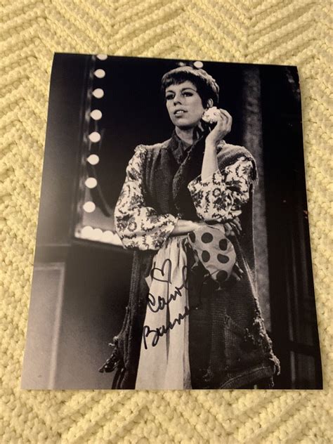 Carol Burnett Signed 8x10 Photo Autographed Legendary Comedian Actress