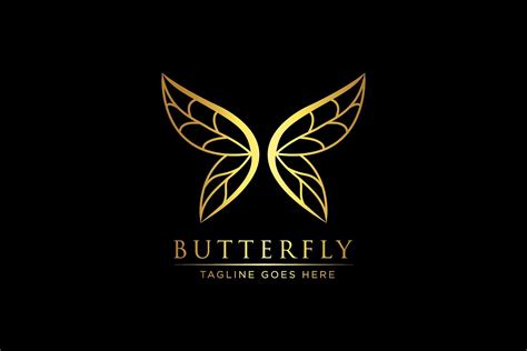Luxury Butterfly Logo Template Butterfly Logo Logo Design Free