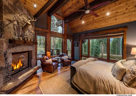 A Master Bedroom Fit For The King Of The Mountain Featuring A Custom