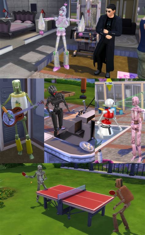 Lots More Bots 21 New Servo Overrides By Esmeralda At Mod The Sims