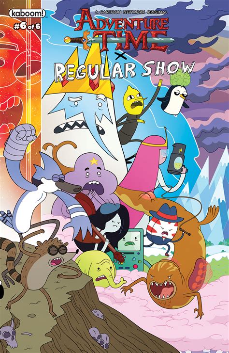 Adventure Time Regular Show 6 Main And Mix Cover Fresh Comics