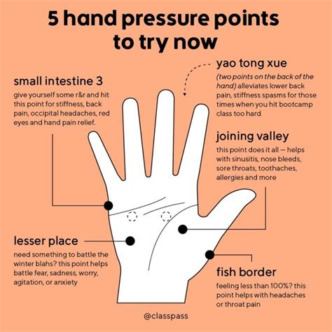 Easy Hand Pressure Points Guide Classpass