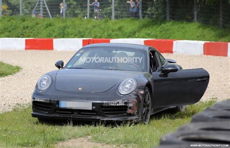 Facelifted Porsche 911 Turbo Spotted After Nurburgring Crash Gtspirit