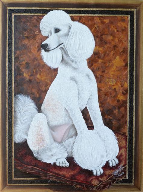 Standard Poodle Oil Painting Made To Order Or Limited Edition Etsy
