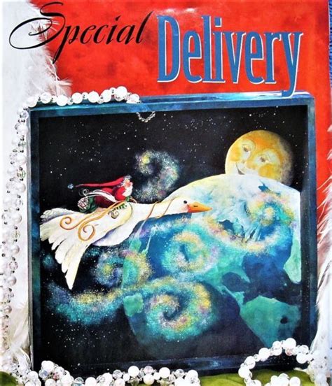 The Cover Of Special Delivery Magazine With An Image Of A Dove Flying